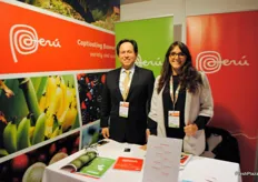Erick Garcia and Monica Pascual from the Trade Comiccion of Peru, the Dutch office.