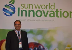 Maurizio Ventura from Sunworld Innovations, Sunworld had representatives from around the world to talk about the grape varieties.
