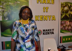 Dorothy Otieno from Miyonga also part of the Kenyan stand.