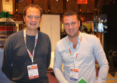 Christian de Haas and Robbert Rijnhout from Jaguar also came to the trade fair.