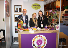 Jan-Willem Verloop, Daisy van Meurs and Antoinette Hanemaaijer of Nature's Pride gave visitors a taste of the exotic.