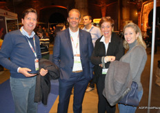 Martin van der Sande (New Green) and Maurice van der Lans (Lehmann & Troost) with their partners.