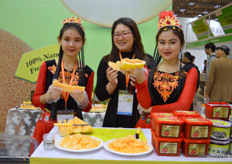 Chinese Cantaloupe melons under the Sun Kissed melon brand.
