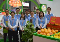 The Chinese team from Berda Fruit. Berda Fruit imports a number of South African and Chilean products into China, including citrus and grapes.