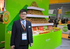 Nemo, marketing manager at Qifeng Fruit, kiwifruit grower and packer. This year Qifeng has launched its export programme.
