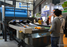 Compac's Spectrim sorting machine on show.