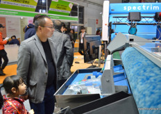 Compac's Spectrim sorting machine on show.