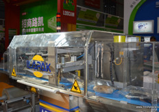 New packaging technology that creates a kind of inflated bag around the product. The air inside protects the product from damaging. Sold in China by Shanghai Lesu.