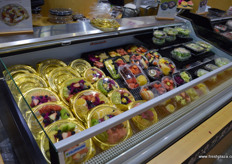 Shui Guo Le's new product lines introduced.