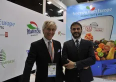 Paolo Bruni (President) and Luca Mari from Centro servizi ortofrutticoli italiano