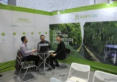 Hortixs wanted to take part in the fair as well with CEO Robert van der Lans