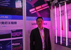 Lei Ting from Unled, specialising in greenhouse lighting systems