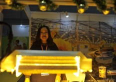 Iris Wang, marketing manager for Huiwei sci&Tech