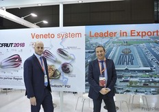 Luca Brusadelli, wholesaler president and Francesco Cera, direcror of Mercati all'ingrosso di Padova (Italy)