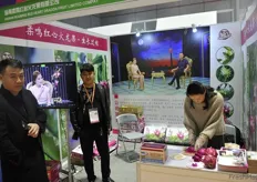 Liu Xin Yuan is the manager of the company processing Dragon Fruit
