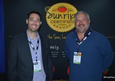 Lyle Bagley and Carlos Blanco with Sunripe Certified Brands.
