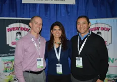 Chad Amaral, Claudia Villalobos and Dave Martinez with D'Arrigo Bros. of California.