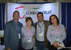 The team of London Fruit, from left to right: Michael Stewart, Cindy Swanberg Schwing, Mario Cardenas and Monica Izaguirre.