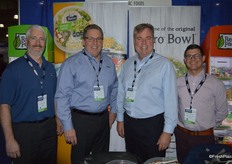 Todd Root, David O'Toole, Jeff Herdeg and Patrick Larkin with Ready Pac Foods.
