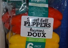 Divemex Mexican grown bell peppers, also marketed by Oppy for the US market. About half of Divemex' production is now organic.