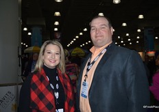 Stephanie Williams and Jeff Thomas with Scott Farms are walking the show.