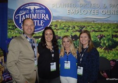 Tom Botelho, Christa Schuck, Ashley Pipkin and Kelsey Crusha with Tanimura & Antle
