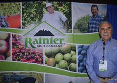 Mike Accetturo with Rainier Fruit