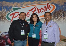 Urbano Magana, Harpreet Purewal and Bill Purewal with PureFresh.