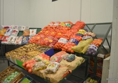 Customers have many different options when it comes to potatoes and onions.