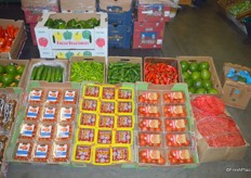 Different tomato products, a number of them being from Sunset.