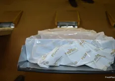 Counterfeit is ripe in China, one of Reid's methods to combat this is by printing the plastic bag inside the box.