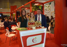 Emilia Lewandowska, Agnieszka Koweczynska and Janusz Koweczynski from Fruit-Group.