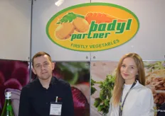 Tomasz Wlodarczyk and Angelika Dawiec, from Polish vegetable producer, Badyl Partner.