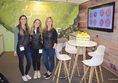 Ellise Fallon, Camille Hanna and Michelle Linn from Apeel Sciences