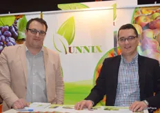 Filip Petrezanov and Dean Nicevski from fruit and vegetable exporter, Unnix.
