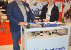 Jack Bates and Wilhelmina de Jager from BC Blueberries