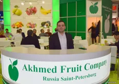 Vugar Maciyev, Import Manager for Akmed Fruit Company.
