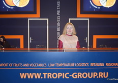 Anastasia Makeyenko from Tropic Fruit said that Fruit Logistica Berlin is a great place to meet with their partners.