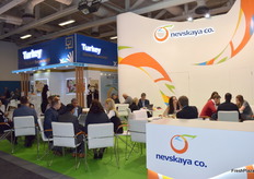 A view of the busy Nevskaya Co. stand.