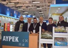 (Left to right)Ravshen Ismikhonli from AMO LLC, Levent Cakmak and Uluc Koparipek from Aypek and Bahtiyar Babayev from AMO LLC.