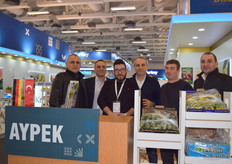 (Left to right)Ravshen Ismikhonli from AMO LLC, Levent Cakmak and Uluc Koparipek from Aypek and Bahtiyar Babayev from AMO LLC.