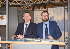 Belyaev Vasya and Oleg Kropochev from Baltimpex, a Russian freight and forwarding company.