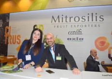 Irini Mitrosili and George Efstratiou from Mitrolsilis Fruit Exporters.