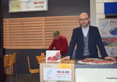 Levent Sadik Ahmet, CEO of Yaka Ike, cherry packaging and sorting.
