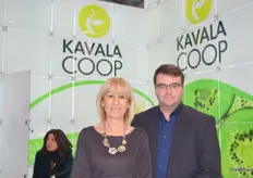 Maria Anastasiadou and Panagiolis Saranlidis from Kavala Coop (Union of Greek Farmers of Kavala).