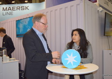 Jens Hollander and Mouna Miaad from Maersk.