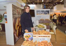 The stand for Cyprian potato producer Roha Ltd.