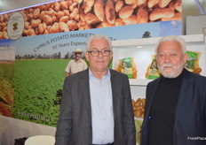 Antonis Anastasiou- Acting General Manager and Georgios Tasou-Chairman of the Cyprus Potato Marketing Board.