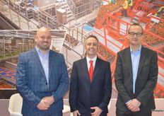 Tong Engineering were back in Berlin. They now have an office in US after 10 years of doing business there. Charlie Rich, Edward Tong and Simon Lee.