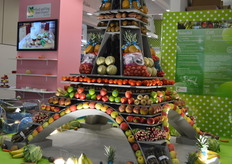 Fantastic display of fruit in the French hall!